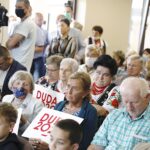 03.07.2020 Gadka w gminie Mirzec. Spotkanie minister Marleny Maląg - szefowa resortu rodziny, pracy i polityki społecznej z mieszkańcami / Jarosław Kubalski / Radio Kielce