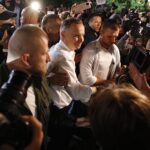 06.07.2020. Końskie. Prezydent RP Andrzej Duda na Rynku / Jarosław Kubalski / Radio Kielce