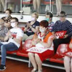 03.07.2020. Pawłów. Wizyta Marleny Maląg, minister rodziny, pracy i polityki społecznej / Jarosław Kubalski / Radio Kielce