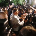 06.07.2020. Końskie. Prezydent RP Andrzej Duda na Rynku / Jarosław Kubalski / Radio Kielce