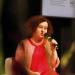 29.07.2020 Warszawa. Inauguracja projektu Przestrzenie Sztuki. Na zdjęciu: Elżbieta Wrotnowska-Gmyz - kierownik projektu TEATR / Jarosław Kubalski / Radio Kielce