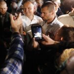 06.07.2020. Końskie. Prezydent RP Andrzej Duda na Rynku / Jarosław Kubalski / Radio Kielce