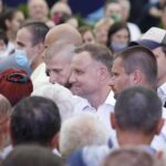 06.07.2020. Mniów. Wizyta prezydenta RP Andrzeja Dudy / Jarosław Kubalski / Radio Kielce