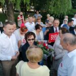 01.07.2020. Pińczów. Marszałek Sejmu RP - Elżbieta Witek w Pińczowie / Marta Gajda / Radio Kielce