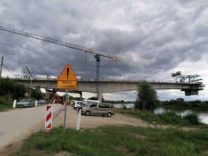 14.07.2020 Nowy Korczyn. Budowa mostu / Marta Gajda / Radio Kielce
