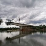 14.07.2020 Nowy Korczyn. Budowa mostu / Marta Gajda / Radio Kielce