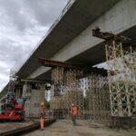 14.07.2020 Nowy Korczyn. Budowa mostu / Marta Gajda / Radio Kielce