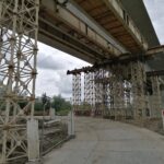 14.07.2020 Nowy Korczyn. Budowa mostu / Marta Gajda / Radio Kielce