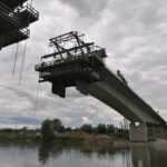 14.07.2020 Nowy Korczyn. Budowa mostu / Marta Gajda / Radio Kielce