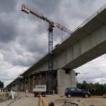 14.07.2020 Nowy Korczyn. Budowa mostu / Marta Gajda / Radio Kielce