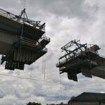 14.07.2020 Nowy Korczyn. Budowa mostu / Marta Gajda / Radio Kielce