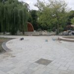 21.07.2020. Busko-Zdrój. Rewitalizacja Parku Zdrojowego / Marta Gajda / Radio Kielce