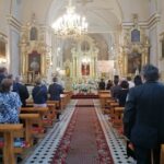 20.07.2020 Tuczępy. Dziękczynna msza święta w intencji ojczyzny oraz urzędującego prezydenta / Marta Gajda / Radio Kielce