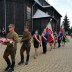 24.07.2020 Gorzków gm. Kazimierza Wielka. Pogrzeb Krystyny Dobrzańskiej-Sobierajskiej, córki mjr Henryka Dobrzańskiego “Hubala” / Marta Gajda / Radio Kielce