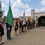 24.07.2020 Gorzków gm. Kazimierza Wielka. Pogrzeb Krystyny Dobrzańskiej-Sobierajskiej, córki mjr Henryka Dobrzańskiego “Hubala” / Marta Gajda / Radio Kielce