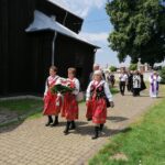 24.07.2020 Gorzków gm. Kazimierza Wielka. Pogrzeb Krystyny Dobrzańskiej-Sobierajskiej, córki mjr Henryka Dobrzańskiego “Hubala” / Marta Gajda / Radio Kielce