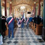 24.07.2020 Gorzków gm. Kazimierza Wielka. Pogrzeb Krystyny Dobrzańskiej-Sobierajskiej, córki mjr Henryka Dobrzańskiego “Hubala” / Marta Gajda / Radio Kielce