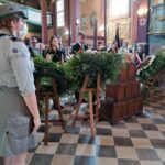 24.07.2020 Gorzków gm. Kazimierza Wielka. Pogrzeb Krystyny Dobrzańskiej-Sobierajskiej, córki mjr Henryka Dobrzańskiego “Hubala” / Marta Gajda / Radio Kielce