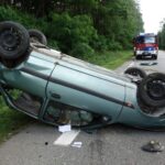 25.07.2020. Ruda Maleniecka. Wypadek przy skrzyżowaniu DK 74 i 42 / KW PSP Kielce