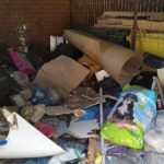 30.07.2020. Kielce. Przepełnione altany śmietnikowe / Piotr Kwaśniewski / Radio Kielce