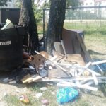 30.07.2020. Kielce. Przepełnione altany śmietnikowe / Piotr Kwaśniewski / Radio Kielce