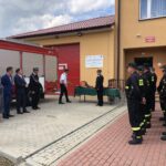 09.07.2020 Słupcza, gm. Dwikozy.  Przekazanie strażakom z OSP nowego sprzętu / Grażyna Szlęzak-Wójcik / Radio Kielce