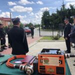09.07.2020 Słupcza, gm. Dwikozy.  Przekazanie strażakom z OSP nowego sprzętu / Grażyna Szlęzak-Wójcik / Radio Kielce
