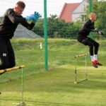 07.07.2020 Kielce. Trening piłkarzy Korona Kielce. Na zdjęciu bramkarze Korony od lewej: Marek Kozioł i Adrian Sandach / korona-kielce.pl