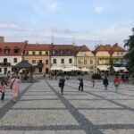 18.07.2020. Sandomierz. Turyści. Na zdjęciu: Sylwia Kotowska z córką Martą - turystki z Łodzi / Grażyna-Szlęzak-Wójcik / Radio Kielce