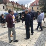 21.07.2020 Sandomierz. Plan filmu „Ojciec Mateusz” / Grażyna Szlęzak-Wójcik / Radio Kielce