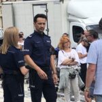 21.07.2020 Sandomierz. Plan filmu „Ojciec Mateusz” / Grażyna Szlęzak-Wójcik / Radio Kielce