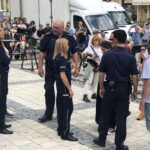 21.07.2020 Sandomierz. Plan filmu „Ojciec Mateusz” / Grażyna Szlęzak-Wójcik / Radio Kielce