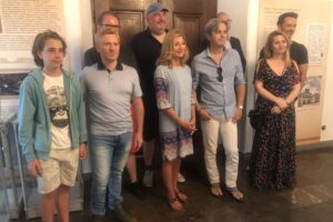 26.07.2020. Sandomierz. Zakończenie zdjęć do nowych odcinków serialu „Ojciec Mateusz” / Grażyna Szlęzak-Wójcik / Radio Kielce