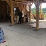 28.07.2020. Sandomierz. Plan zdjęciowy reportażu o Henryku Sandomierskim i Templariuszach / Grażyna Szlęzak-Wójcik / Radio Kielce