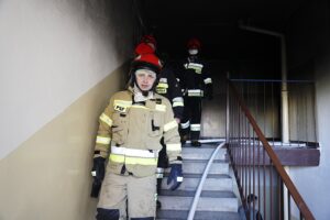 12.07.2020 Kielce. Pożar w bloku przy ul. Jagiełły / Jarosław Kubalski / Radio Kielce