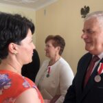 30.07.2020. Sandomierz. Wręczenie medali za Zasługi dla Obronności Kraju / Grażyna-Szlęzak-Wójcik / Radio Kielce