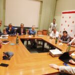 28.07.2020. Kielce. Spotkanie radnych z przedstawicielami władz miasta oraz zarządu Korony Kielce / Jarosław Kubalski / Radio Kielce