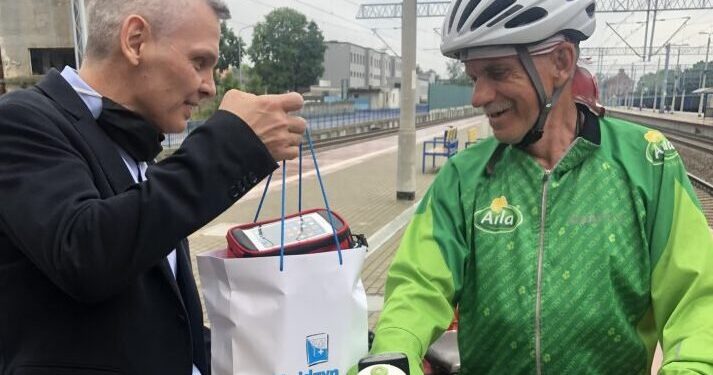 Z Andrzejem Wagnerem spotkał się wiceburmistrz Kwidzyna Piotr Widz / UM Kwidzyn