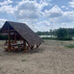 05.07.2020. Lipowica. Rewitalizacja otoczenia zbiornika wodnego / Monika Miller / Radio Kielce