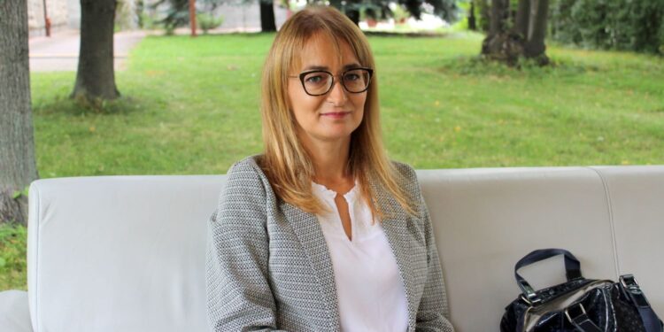 27.07.2020. Kielce. Na zdjęciu: Aleksandra Marcinkowska - dyrektor Wojewódzkiego Urzędu Pracy w Kielcach / Faustyna Terelak / Radio Kielce