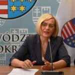 23.07.2020. Kielce. Przekazanie środków na termomodernizację budynków użyteczności publicznej. Na zdjęciu: Renata Janik - wicemarszałek województwa świętokrzyskiego / Magdalena Blicharska / Radio Kielce