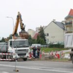 27.07.2020. Kielce. Utrudnienia na ul. Warszawskiej / Magdalena Blicharska / Radio Kielce