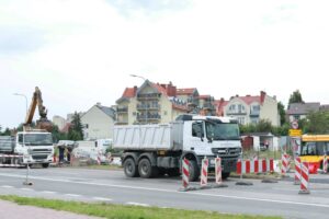 27.07.2020. Kielce. Utrudnienia na ul. Warszawskiej / Magdalena Blicharska / Radio Kielce