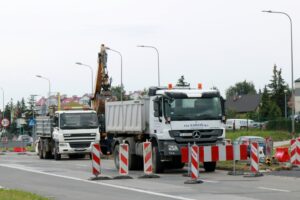 27.07.2020. Kielce. Utrudnienia na ul. Warszawskiej / Magdalena Blicharska / Radio Kielce