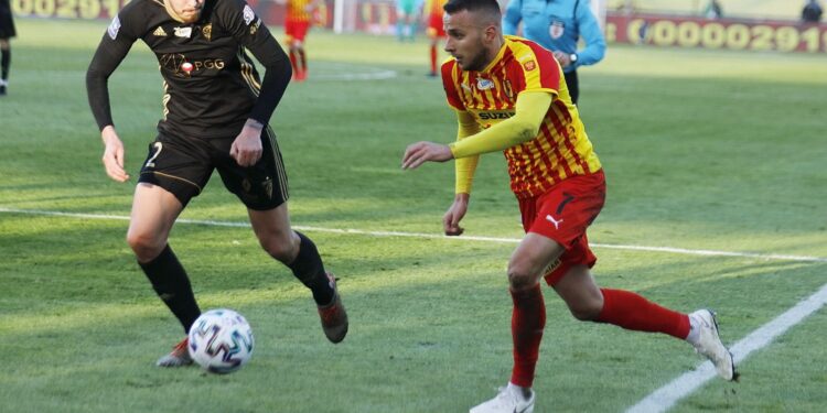 08.02.2020 Kielce. Mecz Korona Kielce - Górnik Zabrze. Marcin Cebula / Jarosław Kubalski / Radio Kielce