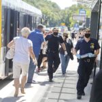 01.07.2020 Kielce. Koronawirus. MPK. Straż miejska sprawdza czy ludzie noszą maseczki / Jarosław Kubalski / Radio Kielce