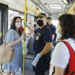 01.07.2020 Kielce. Koronawirus. MPK. Straż miejska sprawdza czy ludzie noszą maseczki / Jarosław Kubalski / Radio Kielce