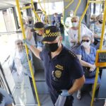 01.07.2020 Kielce. Koronawirus. MPK. Straż miejska sprawdza czy ludzie noszą maseczki / Jarosław Kubalski / Radio Kielce