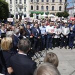 01.07.2020 Kielce. Marszałek Sejmu Elżbieta Witek spotkała się z kielczanami / Jarosław Kubalski / Radio Kielce