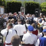 01.07.2020 Kielce. Marszałek Sejmu Elżbieta Witek spotkała się z kielczanami / Jarosław Kubalski / Radio Kielce